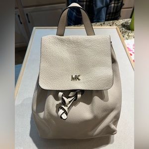 Michael Kors White Backpack